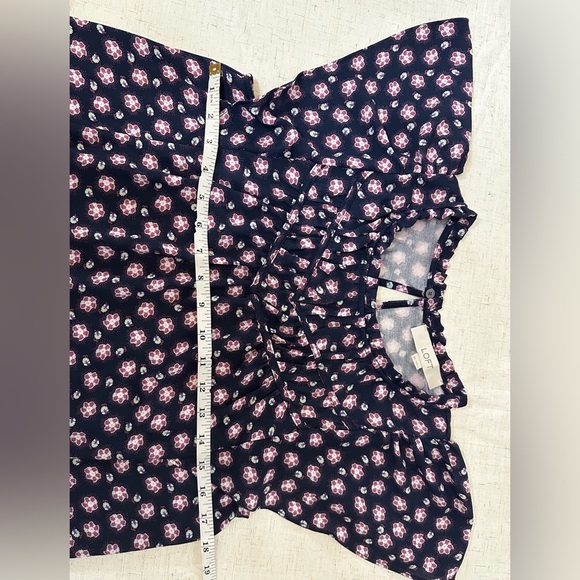 LOFT Multicolor Floral Knit Top - Picture 4 of 12